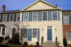 View of the house after renovation and remodeling