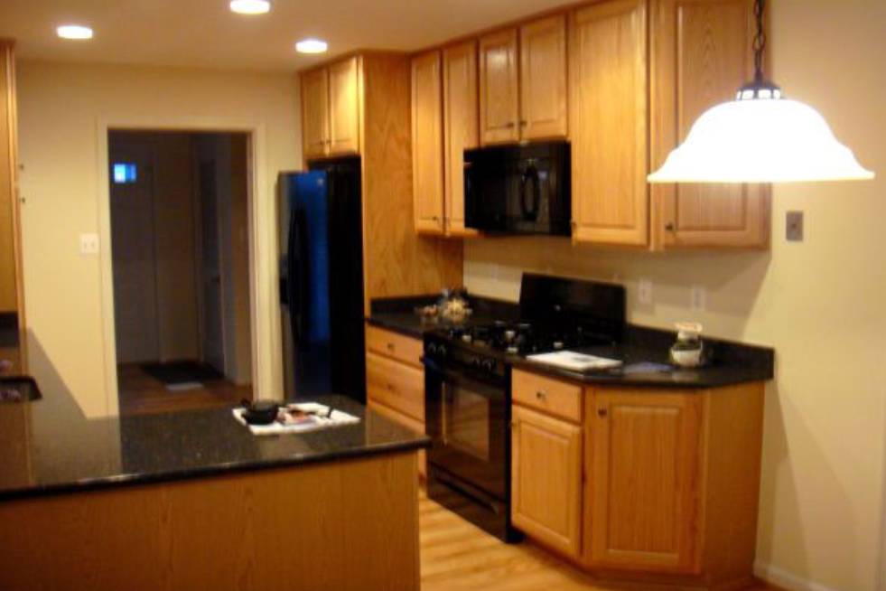Island Kitchen after remodeling and renovation