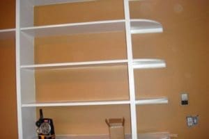 view of the shelf after home improvements