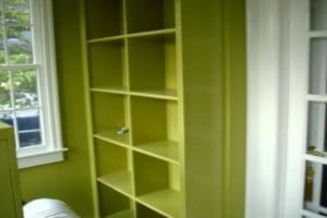 view of the wooden cabinets after furniture renovation