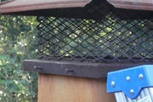 close up view of the trash hauling