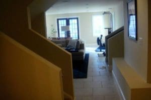 view of the living area of the house
