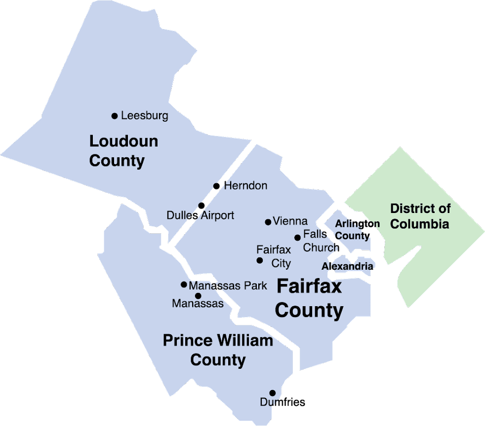 Area Serviced Map